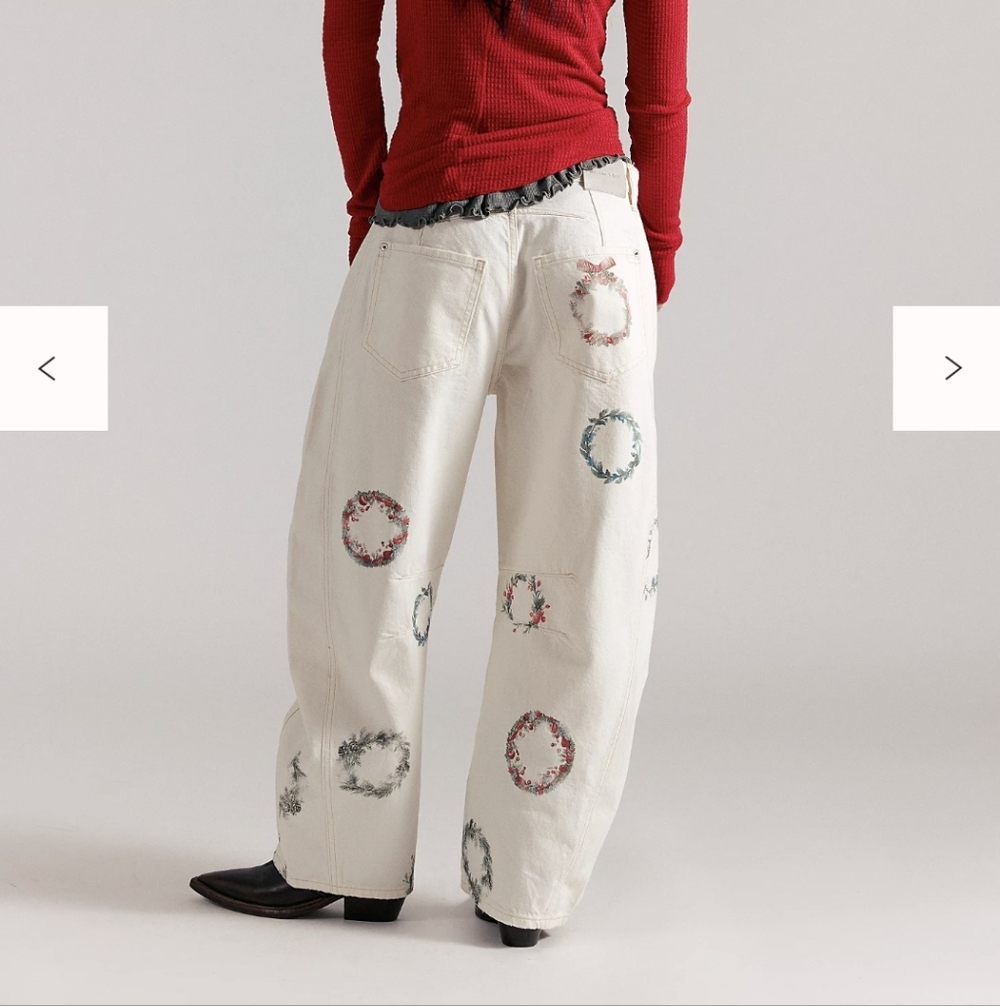We The Free Good Luck Barrel Jeans - Picture 3 of 14
